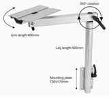 Swivel 360 degree both the arm and the table top mount